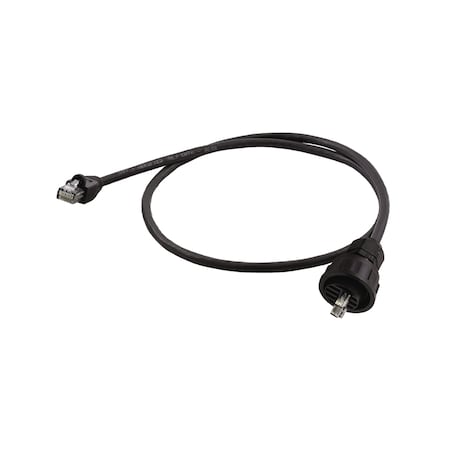 Hubbell Premise Wiring PATCH CORD CAT 6 HI IMPACT, RJ-45 TO STD RJ-45 10 FEET BLK HI610AE